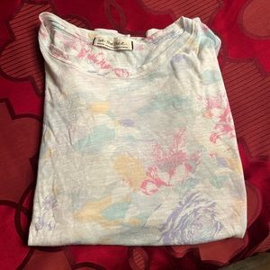 We the Free floral print shirt